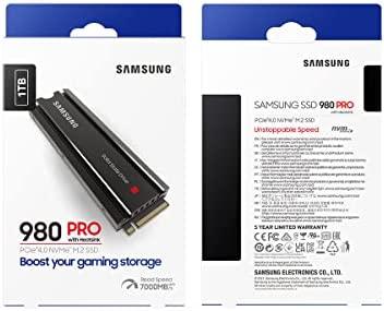 Samsung Electronics 980 PRO com série dissipadora de calor - PCIe Gen4 de 1 TB X4 NVMe 1.3c - SSD interno M.2 (MZ-V8P1T0 - Imagem 2